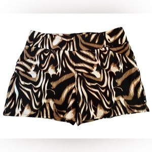 🇺🇸 2/$40 INC tropical animal print stretch dress short - Sz 16